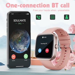 T71 TFT Display IPX-<strong>6</strong> Waterproof True Heart Rate Blood Oxygen Exercise Record Voice Assistant <strong>Smart</strong> <strong>Watch</strong> - Product Image 4