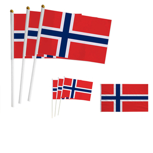 Оптовые флаги для спортивных мероприятий 2026 года с древком, 100% полиэстер, флаги Туниса для размахивания вручную - Product Image 2