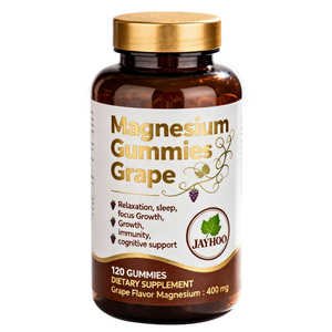 OEM/ODE Alta Absorção Uva Magnésio Gomas 400mg Promover Calma e Stress Relief Suporte Profundo, Repousante Sono. - Product Image 1