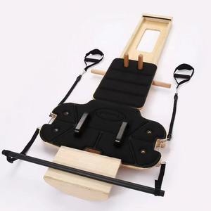 CZFIT Reformer de Pilates Multifuncional Plegable de Madera de Roble Ecológico, Portátil y Ajustable para Yoga y Salud - Product Image 2