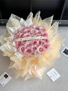 Nouveauté 2024, papier d'emballage pour bouquet de fleurs en plastique OPP de luxe, imperméable, pour fleuristes - Product Image 4