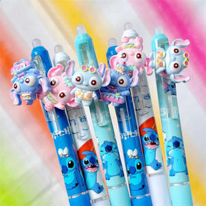 Bolígrafo Giratorio <span class=keywords><strong>Borrable</strong></span> con Diseño de Dibujos Animados, Divertido Juguete Antiestrés, Bolígrafo Retráctil de Gel de 0.5 mm con Tinta Negra y Azul para Estudiantes - Product Image 5