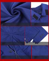 Uniformes de travail de Construction, vêtements de travail étanches industriels, vêtements de travail bleus