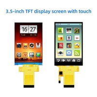 Module d'affichage LCD TFT QTSS 3,5 pouces 320x480 RGB Stripe MCU16bit Écran couleur IPS Écran tactile Luminosité 350 cd/m² Plage de température de fonctionnement -20°C~70°C