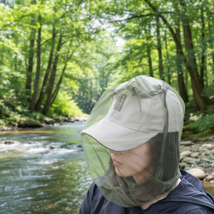 Moustiquaire de tête en maille pour extérieur, protection <span class=keywords><strong>anti</strong></span>-insectes pour la pêche, le camping et la protection contre les <span class=keywords><strong>moucherons</strong></span> - Product Image 1
