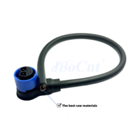 Connecteur DM30 mâle haute tension 2+6 50A IP67 étanche en alliage de cuivre nylon PA66 pour faisceau de câblage de trottinette/moto électrique
