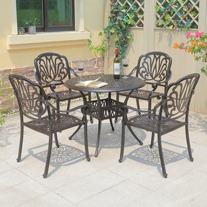 Poltrona <span class=keywords><strong>balcone</strong></span> tavolo <span class=keywords><strong>da</strong></span> pranzo <span class=keywords><strong>e</strong></span> sedia Set di lusso giardino esterno Patio a bordo piscina Hotel Villa bar ristorante mobili - Product Image 1