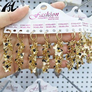 Длинные серьги с разноцветным каменным узором в виде бабочки, Прямая продажа с фабрики, несколько стилей на выбор - Product Image 3