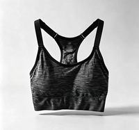 Soutiens-gorge de sport internationaux d'occasion pour femmes, haute performance, respirants, rembourrés, sous-vêtements de fitness, styles tendance, vente en gros