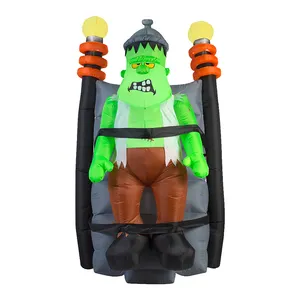 Inflatable Frankenstein Electrified Shaking Decor Halloween Lighted Up Yard Decorations