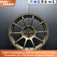 Jantes forgées GUDE, jantes concaves profondes, 5x114.3, 5x120, 17 pouces, pour Ford Mustang, jantes Trailblazer SS