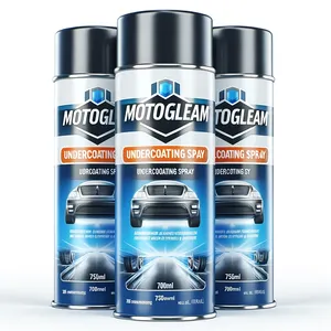 MOTOGLEAM 500ml Pintura en Aerosol para Revestimiento <span class=keywords><strong>de</strong></span> Chasis, Recubrimiento <span class=keywords><strong>de</strong></span> Goma para Protección Contra Óxido y Aislamiento Acústico para la Parte Inferior del Automóvil - Product Image 3