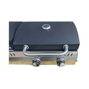 <span class=keywords><strong>Four</strong></span> <span class=keywords><strong>combiné</strong></span> en métal trois en un pour les réglages extérieurs <span class=keywords><strong>Barbecue</strong></span> Cuisson Pizza Griller des steaks pour les ménages - Product Image 6