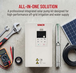 Variador de Frecuencia AC para Bombeo de Agua de 200 kW, Inversor para Bomba Solar de 260 HP, Pantalla LED, Bomba Sumergible, 50/60 Hz, <span class=keywords><strong>SINCR</strong></span> SV200A - Product Image 3