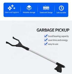 أداة مخطف للعشب قابلة للتوسيع 30-44 بوصة أداة مخطف علوي 90 درجة دوارة مانعة للانزلاق أداة مخلب محمولة أداة منتزعة - Product Image 3