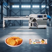 Horizontale Automatische Kissenverpackungsmaschine für Lebensmittelverpackungen Plastiktüten & Folienüberzug