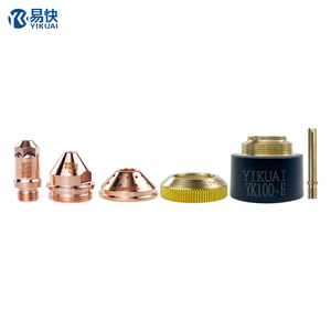 YiKuai YK100H CNC Plasma Cutter Antorcha Componentes 20 piezas Directo de fábrica Latón Núcleo de aire Tubo central de gas Tubo de aire de YK100-H - Product Image 2