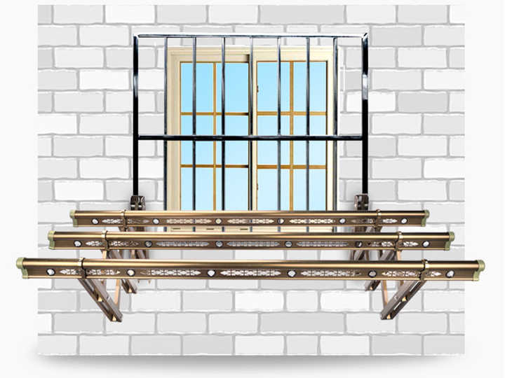 Appendiabiti Pieghevole Da Esterno - Portatile In Acciaio, Base Antigraffio, Per Viaggi E Casa - Foto 5