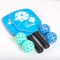Raquette de pickleball en bois personnalisée OEM avec logo, légère