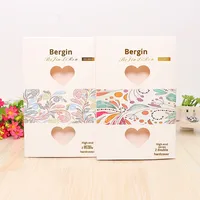 Boîte en papier de style enveloppe pliante ananas personnalisable du fabricant pour bas une pièce invisibles sous-vêtements colorés
