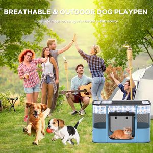 Corral Plegable Portátil para Mascotas con Cubierta Extraíble Oxford, Venta al Por Mayor, para Perros y Gatos - Product Image 4