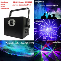 Vente chaude 150W Source de lumière LED Animation polychrome Équipement de lumière laser de mariage d'intérieur Scène en aluminium pour les fêtes de DJ