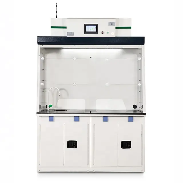 Hóa Chất Tất Cả Các Thép Kim Loại Nổ Bằng Chứng Phòng Thí Nghiệm Fume Hood Với Cơ Sở Tủ Fume Thanh Lọc Fume Hood