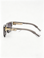 Lunettes de soleil carrées polarisées de vision nocturne confortables et légères UV400 à monture intégrale pour adultes unisexes, monture en plastique, directement de l'usine