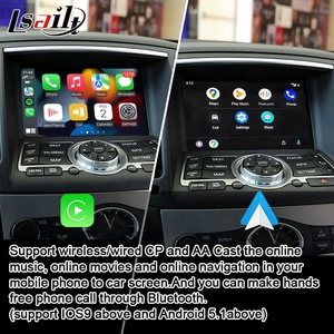 Lsailt OEM trang bị thêm với Carplay không dây cho Infiniti g G37 G51 2010-2016 QX Q Android mô-đun tự động, đảo ngược giao diện máy ảnh - Product Image 3