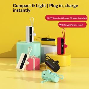 พาวเวอร์แบงค์ขนาดพกพา 5000mAh รุ่นแคปซูล ชาร์จเร็วพิเศษ สำหรับมือถือ - Product Image 4