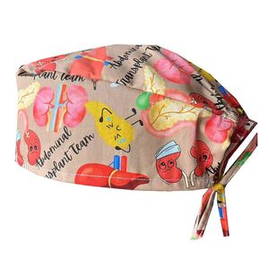 <span class=keywords><strong>Cappello</strong></span> da Lavoro con Fascia Assorbisudore Regolabile, Cappelli Divertenti per Donne e Uomini, Berretto Unisex in Cotone con Stampe Carine - Product Image 3