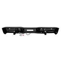 Paraurti posteriore in acciaio nero per Nissan Titan 2004-2015 con fori per sensori di parcheggio