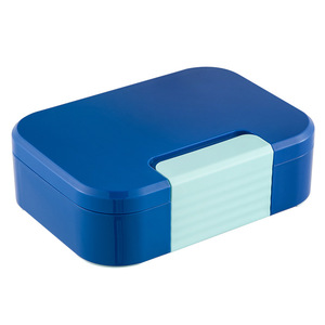 Boîte à lunch bento portable avec compartiments séparés, couvercle hermétique et couverts intégrés pour l'école, le bureau, les voyages et le stockage des repas - Product Image 1