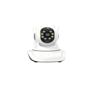 Беспроводная Wi-Fi камера Minlang с пятью антеннами, 360 градусов, HD, ночное видение, COMS, для домашнего использования и наблюдения за детьми - Product Image 1