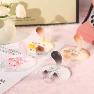 ที่วางโทรศัพท์รูปแมว วัสดุเรซิ่น ทรงวงกลม สำหรับตกแต่งโต๊ะทำงาน ของขวัญสำหรับออฟฟิศ - Product Image 1