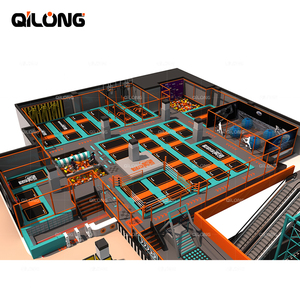 Équipement de parc de Trampoline d'intérieur, Course de <span class=keywords><strong>Ninja</strong></span> Commercial à vendre - Product Image 5