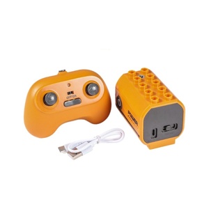 Compatible con la Educación Científica, Bloques de Construcción Mecánicos de Programación de Partículas Grandes, Accesorios de Motor USB Recargable - Product Image 1