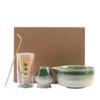 Fouet à matcha artisanal en bambou pour thé vert de style japonais, 100 brins, accessoires de brosse à fouetter en céramique