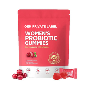 Custom Logo Vaginale Gezondheid Vrouwen Probiotische Gummies Met Cranberry <span class=keywords><strong>Lactobacillus</strong></span> Rhamnosus Ph Balans Probiotisch Supplement - Product Image 1