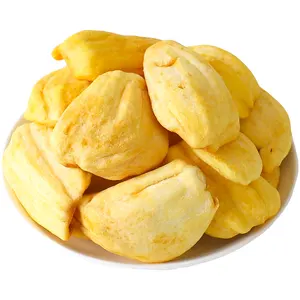 Jaca chips vácuo fritar lanches sem aditivos para crianças e adultos fatias de frutas a baixa temperatura desidratado pacote a granel