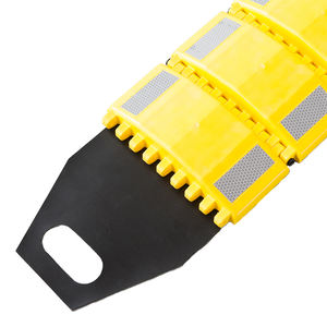 सड़क मार्ग पार्किंग पोर्टेबल फोल्डिंग ट्रैफिक कंट्रोल रोल-कार ट्रक वाहन के लिए स्पीड ब्रेकर हम्प - Product Image 5