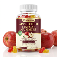 OEM/ODM Certifié Halal pour les Gummies au Vinaigre de Cidre de Pomme Sans Sucre pour la Gestion du Poids et le Soutien à l'Amincissement des Adultes