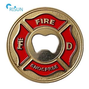 Fabricant personnalisé 3D US <span class=keywords><strong>Chicago</strong></span> Engine <span class=keywords><strong>Fire</strong></span> Truck FD <span class=keywords><strong>Fire</strong></span> Dept sauvetage <span class=keywords><strong>pompier</strong></span> personnalisé pièce de défi du service d'incendie - Product Image 3