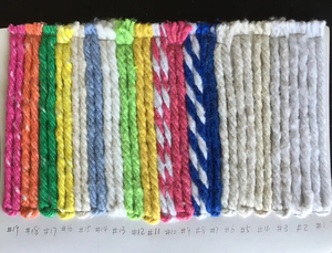 Chất lượng tốt kết thúc mở <span class=keywords><strong>2</strong></span> ply ma sát quay tái chế bông và <span class=keywords><strong>Polyester</strong></span> tẩy trắng sợi cho lau - Product Image 6