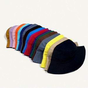 Unisex <b>Reversible</b> Fisherman <b>Hat</b> Double-Sided Breathable Cotton <b>Bucket</b> Cap with Custom Embroidery & All-Over Printing - Product Image 3