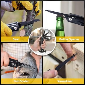 12 in 1 Outdoor Camping Multi Tool Screwdriver Bottle Opener Wrench Cable Cutter Knife Claw Hammer Pliers <strong>Multitool</strong> - Product Image 6