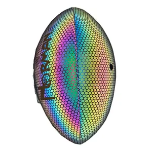 Lutin holographique luisant réfléchissant, Football américain, vente en gros depuis l'usine d'origine