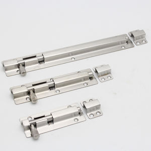 Boulon <span class=keywords><strong>de</strong></span> verrouillage <span class=keywords><strong>de</strong></span> sécurité pour porte d'appartement en acier inoxydable satiné Type <span class=keywords><strong>de</strong></span> glissière Boulon <span class=keywords><strong>de</strong></span> <span class=keywords><strong>tour</strong></span> à <span class=keywords><strong>loquet</strong></span> affleurant - Product Image 1