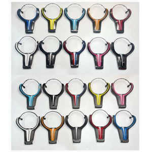 Volante OEM con Botón Rojo, Fibra de Carbono y Gamuza, con LED, para <span class=keywords><strong>BMW</strong></span> F01 F06 F10 F20 F21 F30 F32 F36 <span class=keywords><strong>M3</strong></span> F15 M5 F80 M4 F82 M2 F87 E70 E90 - Product Image 5