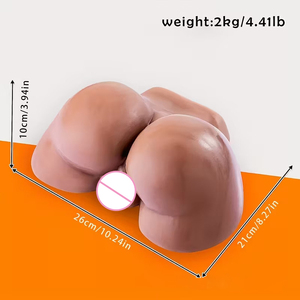 Muñeca Sexual Realista AITT de 4.4Lb, Masturbador Masculino <span class=keywords><strong>Gay</strong></span>, Vagina Realista, Testículos, Ano, Estimulador Masculino, Juguete Sexual, Masturbación, Marrón - Product Image 2